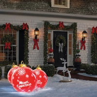 Rgb GL58740E Felfújható  led-es óriás karácsonyi gömb - 60 cm kép