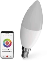 Rgb ZQW322R LED izzó GoSmart gyertya / E14 / 4,8 W (40 W) / 470 lm / kép