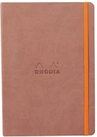 Rhodia 117372C Napló clairefontaine rama a/5 80 lapos vonalas puha fedeles, gumis, rózsafa kép