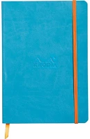Rhodia 117407C Napló clairefontaine rama a/5 80 lapos vonalas puha fedeles, gumis, türkiz kép