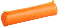 Rhodia 318994C Tolltartó clairefontaine rama 21,5x5 cm hengeres, műbőr, mandarinsárga kép