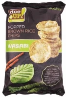 Rice up COR_KHK617 Barnarizs chips, 60 g, wasabi kép