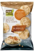 Rice up COR_KHK981 Barnarizs chips, 60 g, humusz kép