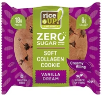 Rice up VEC14_02731 Rizskeksz  zero collagen-protein vanília 60 g kép