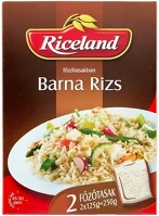 Riceland 14.01516 Főzőtasakos rizs  barna 2x125g kép