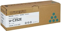 Ricoh 407384 Spc352 toner cyan (eredeti) kép