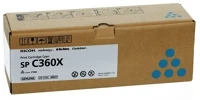 Ricoh SPC360X Spc360x cyan toner kép