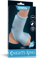 Ring H05LVTOY00661 Vibrating silk knights  with scrotum sleeve blue kép