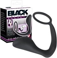 Ring H05YOU2T00574 Black velvets  & plug kép