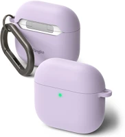 Ringke FD8800274964228 Airpods 4:  világos lila airpods 4 tok kép