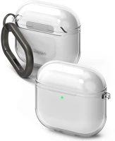 Ringke FD8800274964488 Airpods 4 tartó:  air átlátszó tok, karabinerrel kép