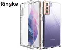 Ringke FN0047 Samsung g996f galaxy s21+ ütésálló hátlap -  fusion - clear kép