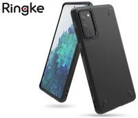Ringke FN0135 Samsung g780f galaxy s20 fe/s20 fe 5g ütésálló hátlap -  onyx - black kép