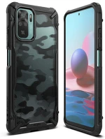Ringke FN0168 Xiaomi redmi note 10/note 10s ütésálló hátlap -  fusion x - camo black kép
