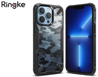 Ringke FN0252 Apple iphone 13 pro max ütésálló hátlap -  fusion x - camo black kép