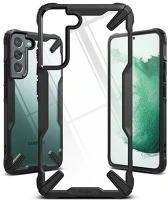 Ringke FN0321 Samsung s906b galaxy s22+ 5g ütésálló hátlap -  fusion x - black kép