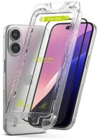 Ringke G4AS922 iphone 15/ 16 screen protector premium easy slide tempered glass 9h with kép