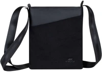 Rivacase 8"; 8509 canvas crossbody black kép