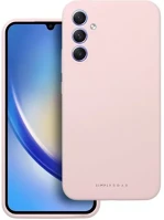 Roar 98518 samsung galaxy a34 5g prémium szilikon tok velúr béléssel, világos kép