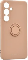 Roar GP-150948 amber szilikon telefonvédő tartógyűrű, kameravédő, rózsaszín kép