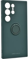 Roar GP-150953 amber szilikon telefonvédő tartógyűrű, kameravédő, sötétzöld kép