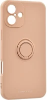 Roar GP-160007 amber szilikon telefonvédő tartógyűrű, kameravédő, rózsaszín kép