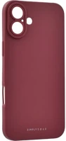 Roar GP-160016 Iphone 16 plus luna szilikon telefonvédő ultravékony, wireless, bordó kép