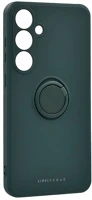 Roar GP-165014 amber szilikon telefonvédő tartógyűrű, kameravédő, sötétzöld kép