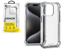 Roar KC247217 Apple iphone 15 pro szilikon hátlap -  armor gel - átlátszó kép