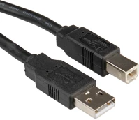 Roline 11.02.8808 Usb kábel 0,8 m usb 2.0 usb a usb b fekete kép