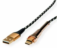 Roline 11.02.8920-10 Kábel type-c - type-a, usb 2.0, 1m kép