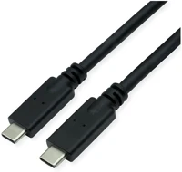 Roline 11.02.9066-10 Kábel USB 3.2 Gen 2 C - C, M/M, 10Gbit/s, PD, 20V5A - 100W, 8K@60Hz, Emark kép