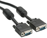 Roline 11.04.5656-10 D-sub (15) m - d-sub (15) m adapterkábel fekete 6m kép