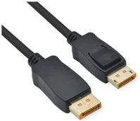 Roline 11.04.6020-10 kábel displayport 2.1 dp - dp, 10k@60hz, hdr, 54gbit/s, uhbr13.5, m/m,  1m kép