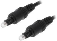 Roline 11.09.4381-50 Toslink m - toslink m audiokábel 1m fekete kép