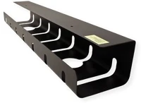 Roline 17.03.1303-6 Kábelrendező, asztal alá rögzíthető, fekete kép