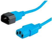 Roline 19.08.1527-25 Tápkábel, c13-c14, 0,8 m, kék kép