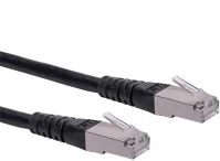 Roline 21.15.1315-50 Patch kábel s/ftp cat6 (pimf),   0,3m, fekete kép