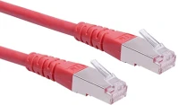 Roline 21.15.1331-100 Patch kábel s/ftp cat6 (pimf),   1m, piros kép