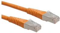 Roline 21.15.1337-100 Patch kábel s/ftp cat6 (pimf),   1m, narancssárga kép
