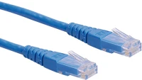 Roline 21.15.1524 Patch kábel, utp, cat6, 0,5m, kék kép