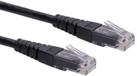 Roline 21.15.1545-100 Utp cat6 patch kábel - fekete - 2m kép