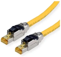Roline 21.15.1853-50 Patch kábel s/ftp cat8, lsoh, solid   3m, sárga kép