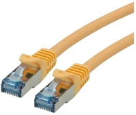 Roline 21.15.2827-40 Patch kábel s/ftp cat6a, lsoh, 10m, sárga kép