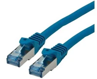 Roline 21.15.2840-100 Kábel s/ftp patch cat6a, lsoh, 0,5m kék kép