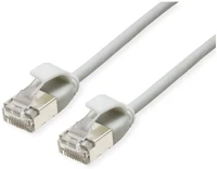 Roline 21.15.3301-100 patch kábel u/ftp cat6a lsoh, slim, ultra hajlékony, data center kábel kép