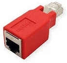 Roline 21.17.3077-50 Adapter, rj45, crossover, stp, cat5e/class d kép