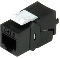 Roline 26.11.0352-60 ROLINE Keystone csatlakozó, CAT6, RJ45, UTP, fekete kép