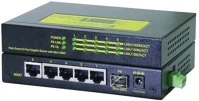 Roline 5X RJ-45. 1X LC, MANAGELHETŐ Ipari switch, 5x rj-45. 1x lc, managelhető kép