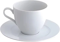 Rotberg 20.00150 Teáscsésze aljjal  basic fehér 380ml 6 darabos kép